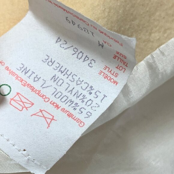 Vintage Highland Queen Cream Wool Cashmere Blend Blazer | Made in Canada Size M - Picture 10 of 11